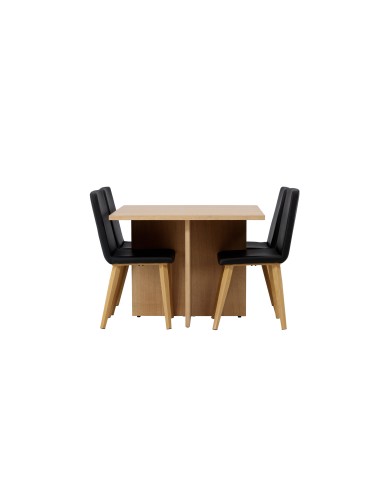 Matgrupp Leo med Today matstolar, 100 × 100 cm