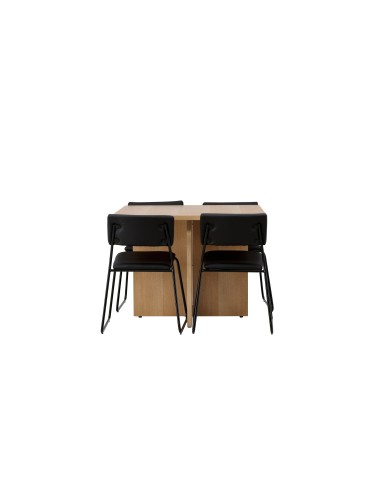 Matgrupp Leo med Kenth matstolar, 100 × 100 cm