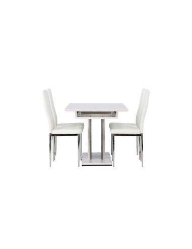 Matgrupp Disa med Pastill matstolar, 120 × 80 cm