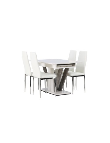 Matgrupp Disa med Pastill matstolar, 120 × 80 cm