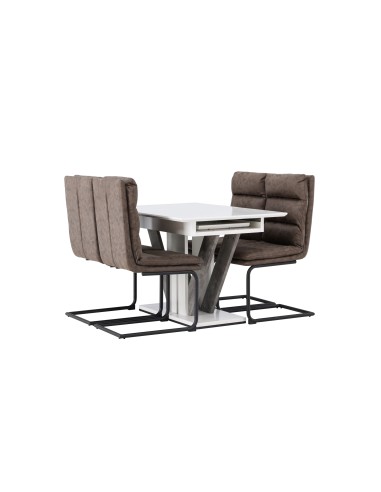 Matgrupp Disa med Zizo matstolar, 120 × 80 cm