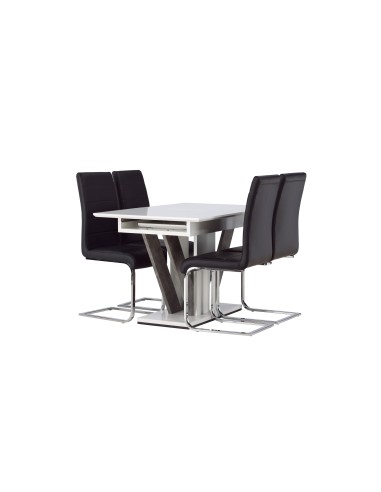 Matgrupp Disa med Tempo matstolar, 120 × 80 cm