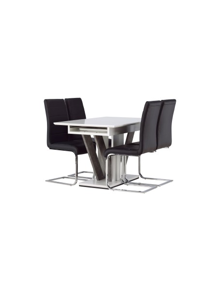 Matgrupp Disa med Tempo matstolar, 120 × 80 cm
