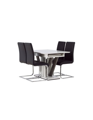 Matgrupp Disa med Tempo matstolar, 120 × 80 cm