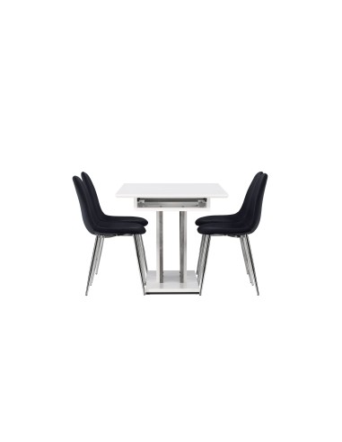 Matgrupp Disa med Polar matstolar, 120 × 80 cm