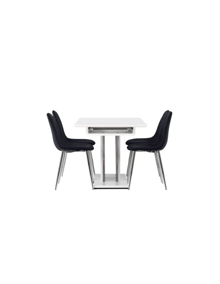Matgrupp Disa med Polar matstolar, 120 × 80 cm