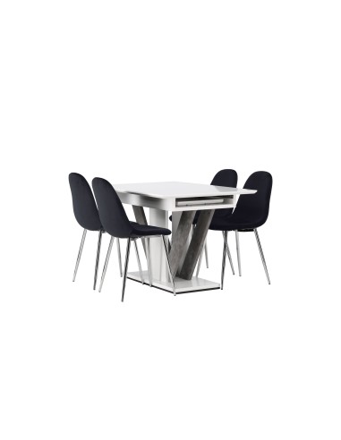 Matgrupp Disa med Polar matstolar, 120 × 80 cm