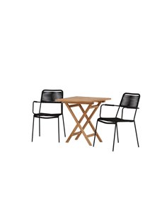 Matgrupp Kenya med Lindos matstolar, 70 × 70 cm 2