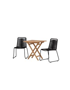 Matgrupp Kenya med Lindos matstolar, 70 × 70 cm 2