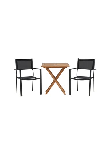Matgrupp Kenya med Copacabana matstolar, 70 × 70 cm