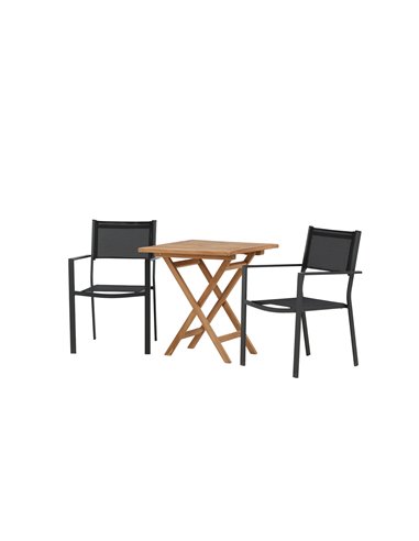 Matgrupp Kenya med Copacabana matstolar, 70 × 70 cm