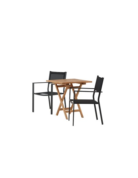 Matgrupp Kenya med Copacabana matstolar, 70 × 70 cm