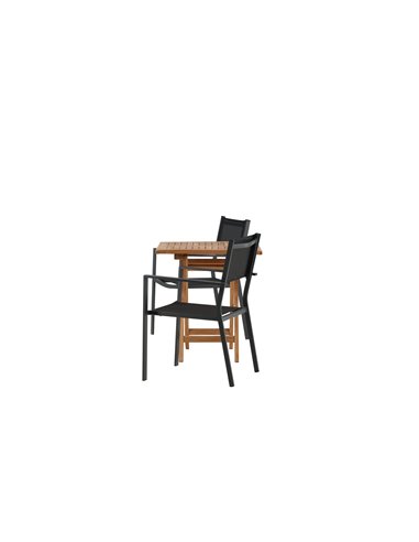 Matgrupp Kenya med Copacabana matstolar, 70 × 70 cm