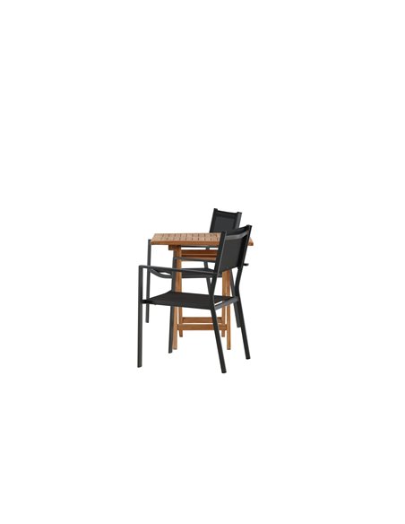 Matgrupp Kenya med Copacabana matstolar, 70 × 70 cm