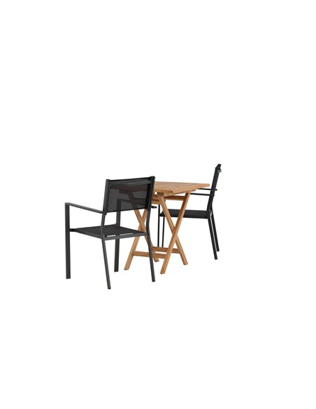 Matgrupp Kenya med Copacabana matstolar, 70 × 70 cm