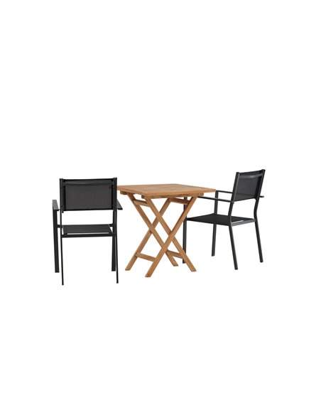 Matgrupp Kenya med Copacabana matstolar, 70 × 70 cm