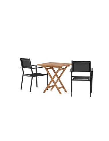 Matgrupp Kenya med Copacabana matstolar, 70 × 70 cm
