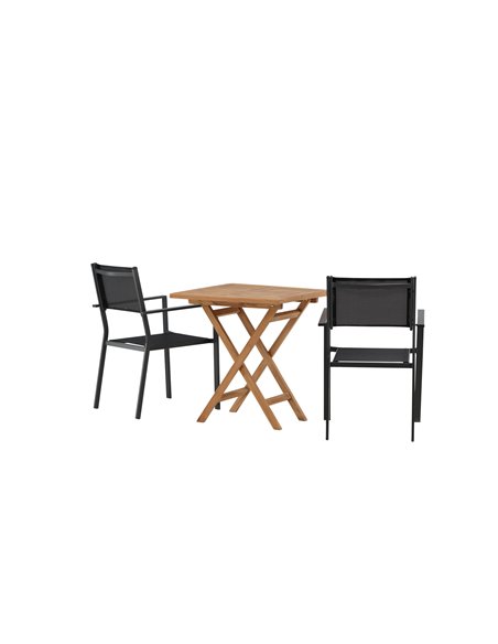 Matgrupp Kenya med Copacabana matstolar, 70 × 70 cm