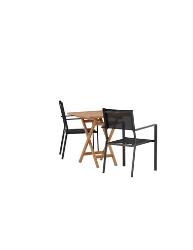 Matgrupp Kenya med Copacabana matstolar, 70 × 70 cm
