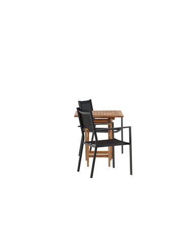 Matgrupp Kenya med Copacabana matstolar, 70 × 70 cm