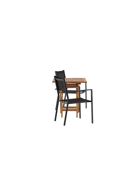 Matgrupp Kenya med Copacabana matstolar, 70 × 70 cm
