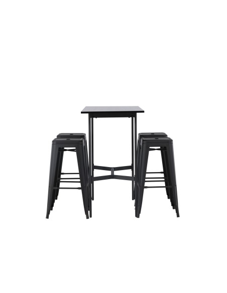 Matgrupp Rax med Tempe matstolar, 120 × 60 cm