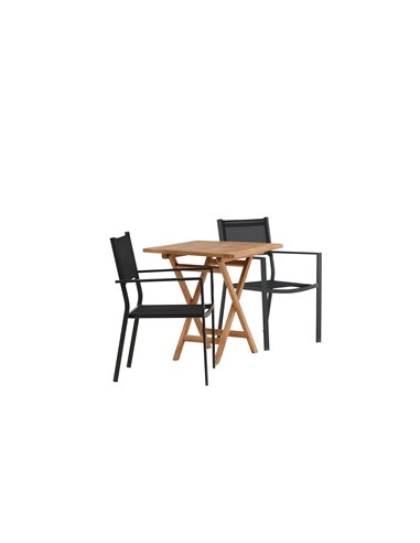 Matgrupp Kenya med Copacabana matstolar, 70 × 70 cm