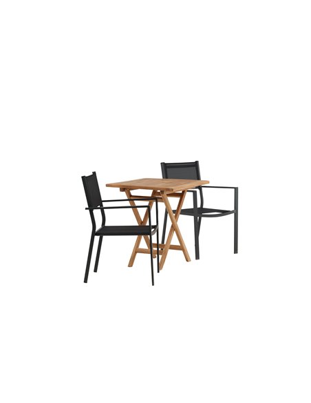 Matgrupp Kenya med Copacabana matstolar, 70 × 70 cm
