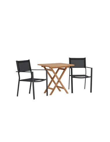 Matgrupp Kenya med Copacabana matstolar, 70 × 70 cm