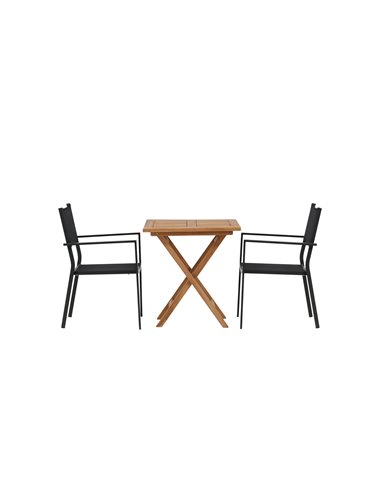 Matgrupp Kenya med Copacabana matstolar, 70 × 70 cm