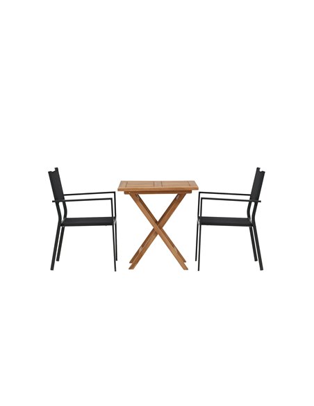 Matgrupp Kenya med Copacabana matstolar, 70 × 70 cm