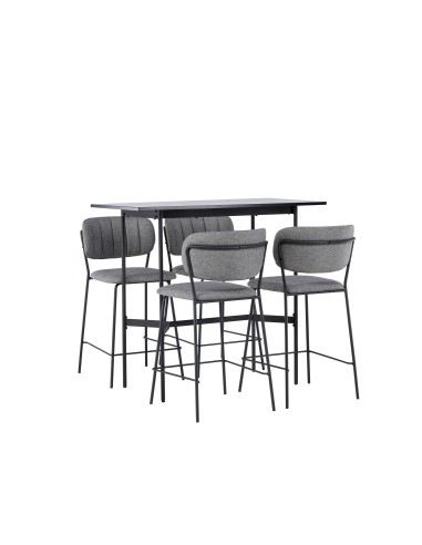 Matgrupp Rax med Bell matstolar, 120 × 60 cm