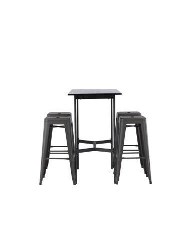 Matgrupp Rax med Tempe matstolar, 120 × 60 cm