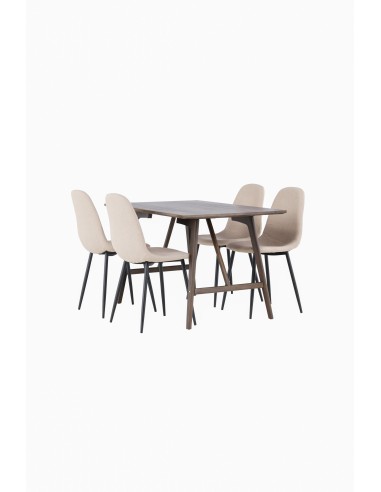 Matgrupp Kaseidon med Polar matstolar, 120 × 80 cm