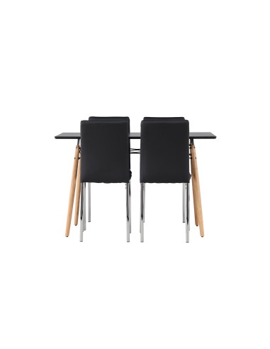 Matgrupp Danburi med Lily matstolar, 120 × 60 cm