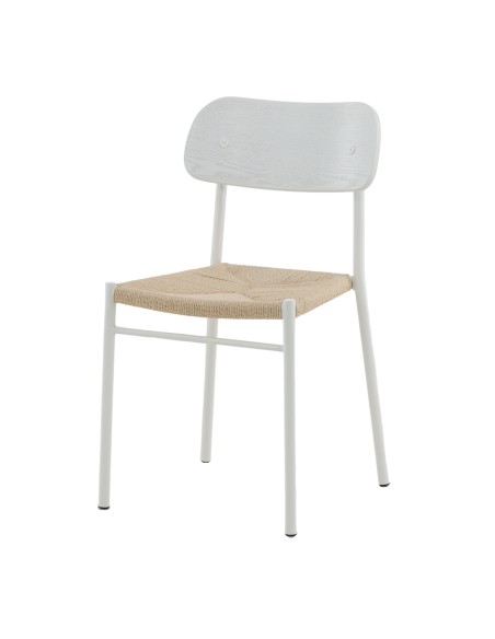 Matstol Polly, Natur/Vit