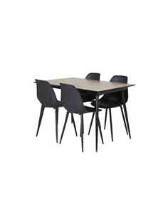 Matgrupp Silar med Polar matstolar, 120 × 80 cm 2