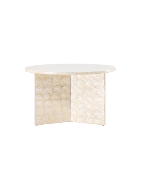 Runt soffbord Smögen, Ø70 cm, Beige
