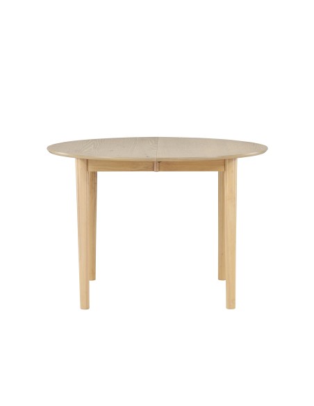 Runt matbord Gilda, Ø110 cm, Vitlaserad