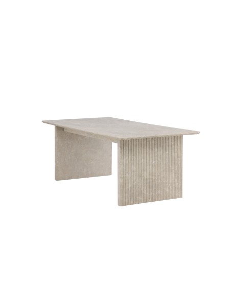 Matbord Vail, 200 × 100 cm, Beige