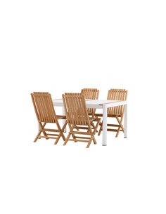 Matgrupp Togo med Ghana matstolar, 150 × 90 cm 2