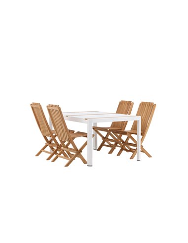 Matgrupp Togo med Ghana matstolar, 150 × 90 cm