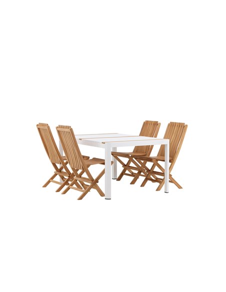 Matgrupp Togo med Ghana matstolar, 150 × 90 cm