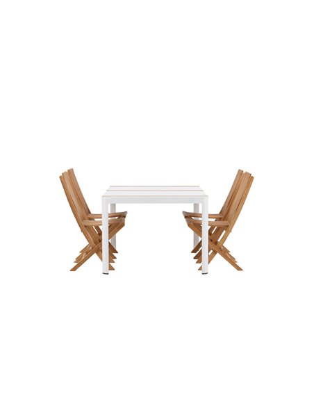 Matgrupp Togo med Ghana matstolar, 150 × 90 cm