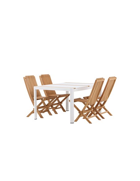 Matgrupp Togo med Ghana matstolar, 150 × 90 cm