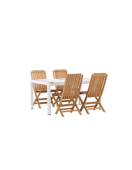 Matgrupp Togo med Ghana matstolar, 150 × 90 cm