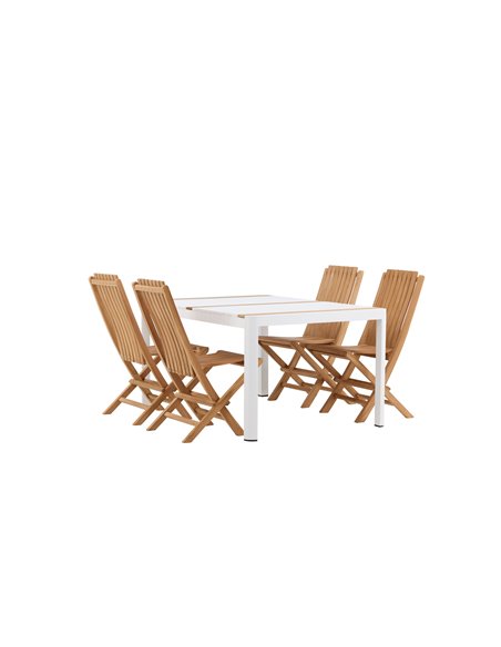 Matgrupp Togo med Ghana matstolar, 150 × 90 cm