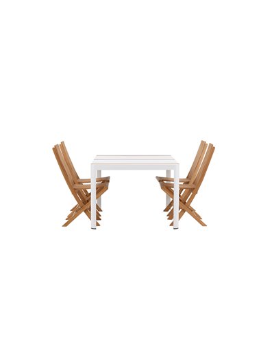 Matgrupp Togo med Ghana matstolar, 150 × 90 cm