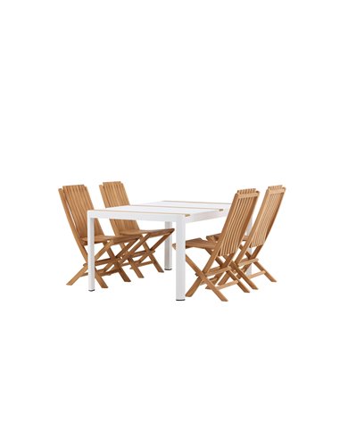 Matgrupp Togo med Ghana matstolar, 150 × 90 cm