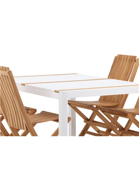 Matgrupp Togo med Ghana matstolar, 150 × 90 cm